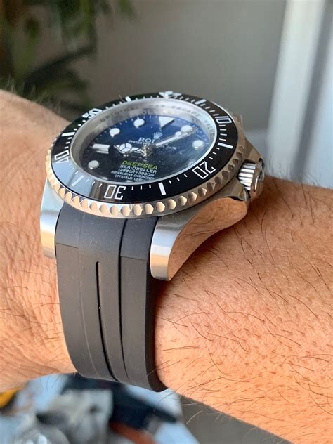 rolex deepsea sea dweller rubber strap